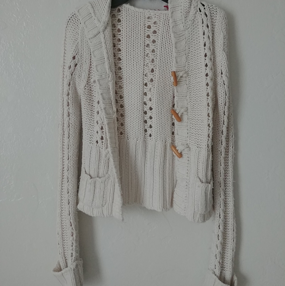 Roxy sweater jacket